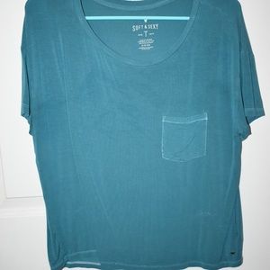 Teal shirt